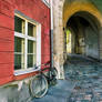Bicycle in Tallinn Old Town