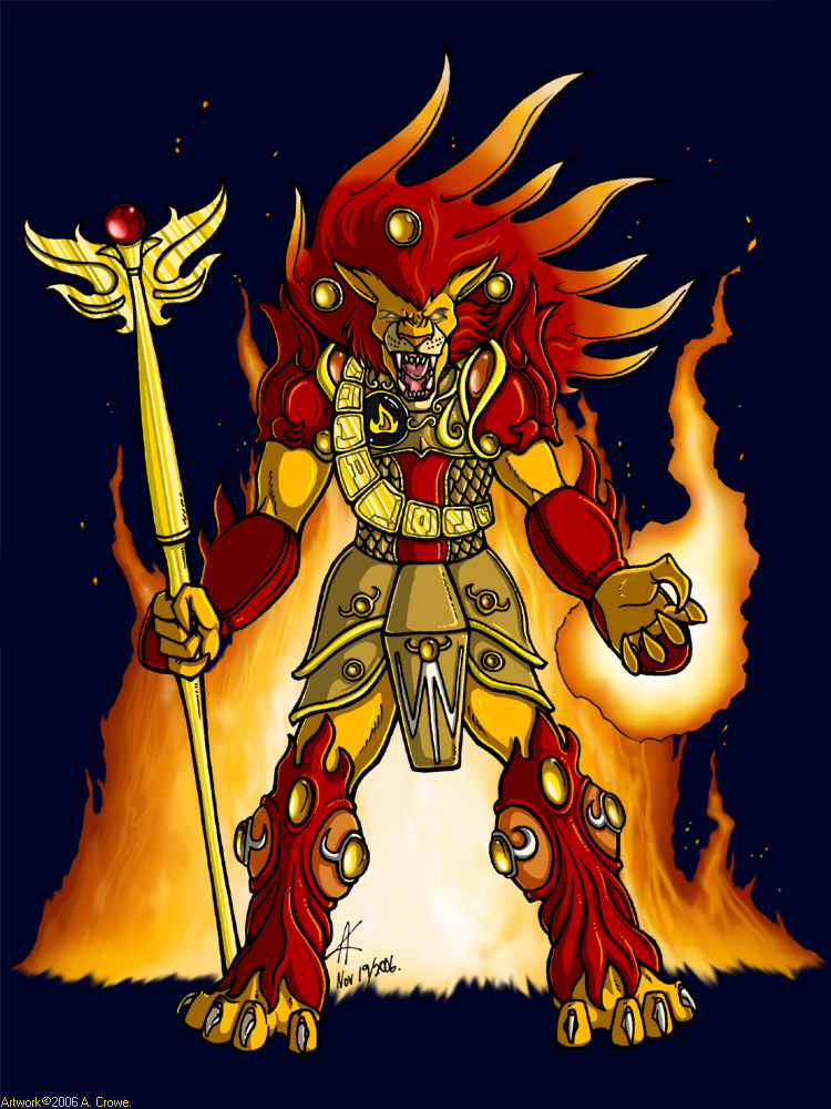 GodBeast Fire Lion