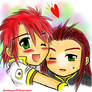 Chibi Luke and Asch :: Hug