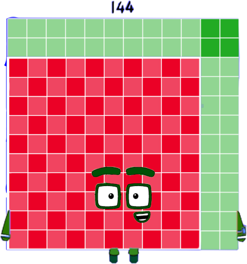 Numberblock 144 By 54thenumberblock by 54thenumberblock on DeviantArt