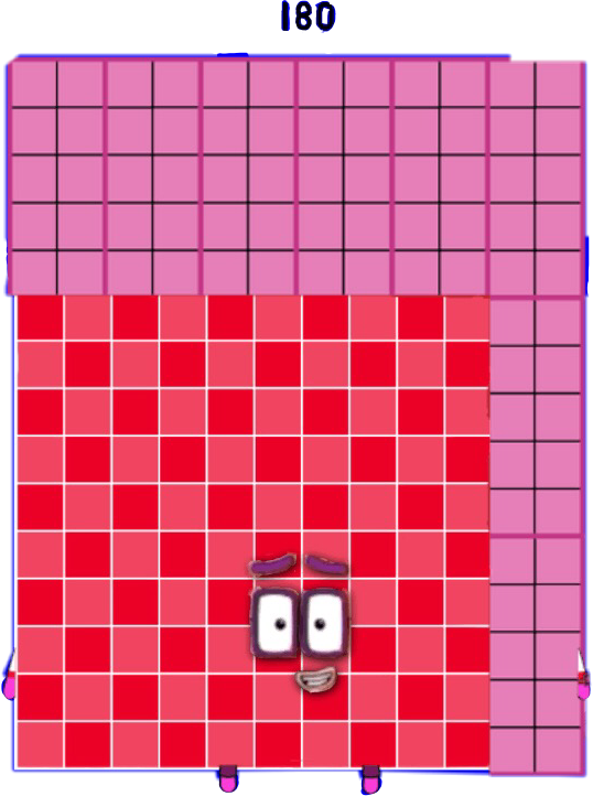 Real Numberblock 180 Concept Idea by 54thenumberblock on DeviantArt