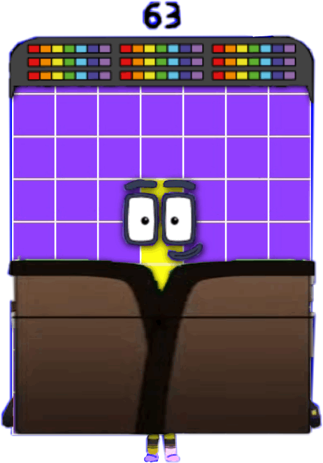 Number 63 Number Block Numberblock 63 by 54thenumberblock on DeviantArt