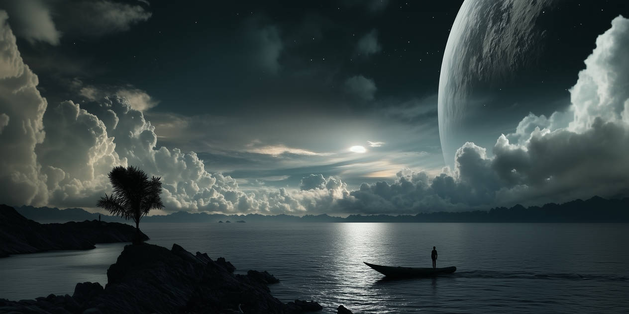 Contemlator The contemplator under the radiance of the night by isleeyin on DeviantArt