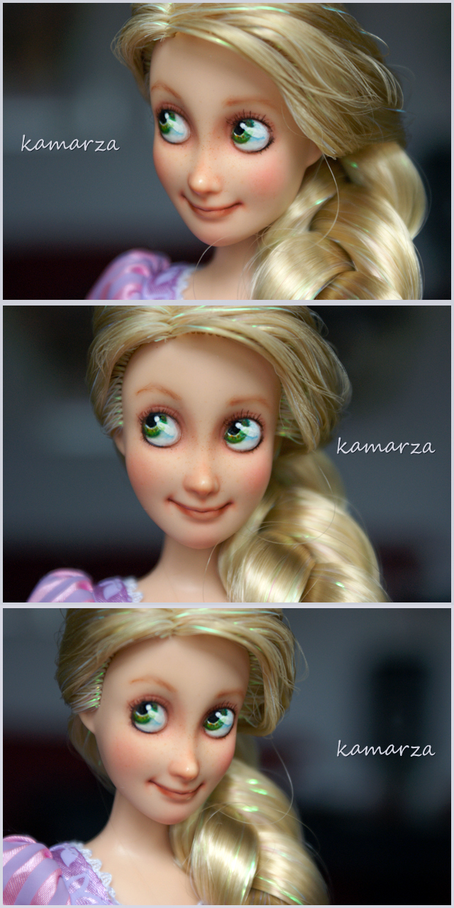 Rapunzel doll OOAK repaint 3