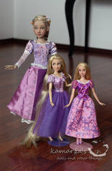 My Rapunzel dolls