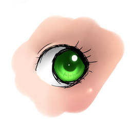 Eye coloring practice