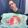 Me with Ariel pillow