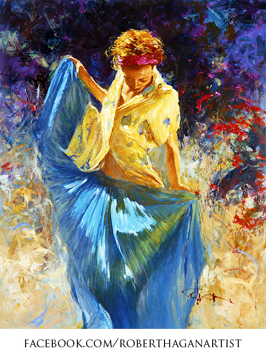 'Soft Thoughts' Oil on Canvas - By Robert Hagan