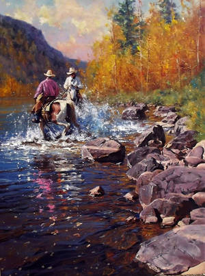 'Your Turn' Oil on Canvas - By Robert Hagan