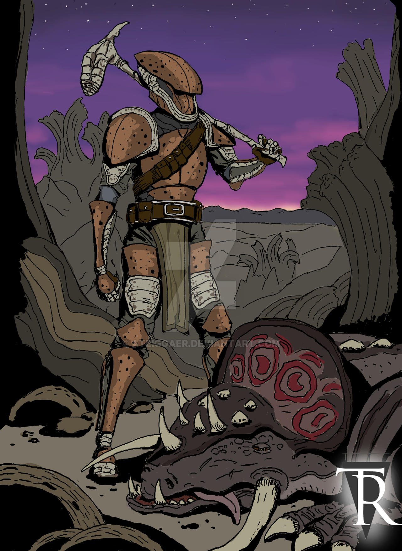 Chitin Insect Armor Ashlander Dust Beetle Chitin Armor by Ateiggaer on DeviantArt