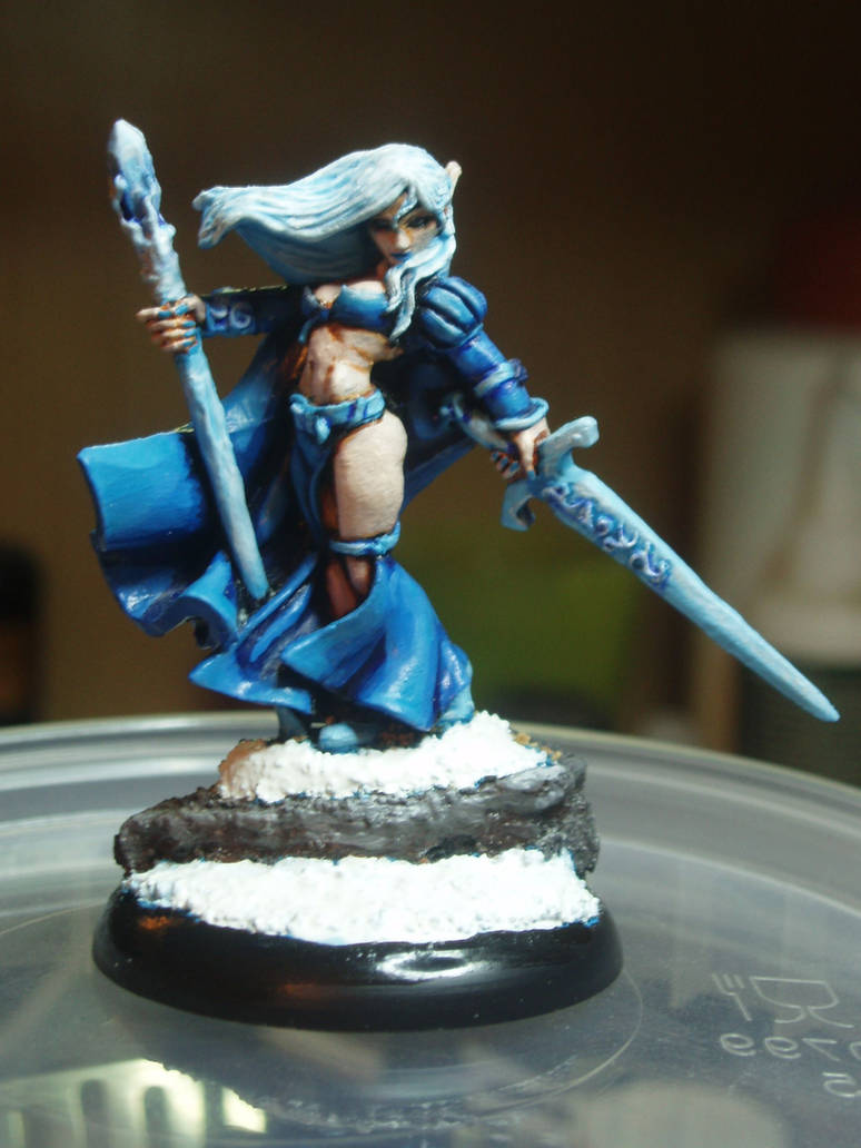 Mage Mini Winter Mage miniature by yamatanoorochi84 on DeviantArt