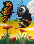Bee Zurk Butterfly by JetPakStudio