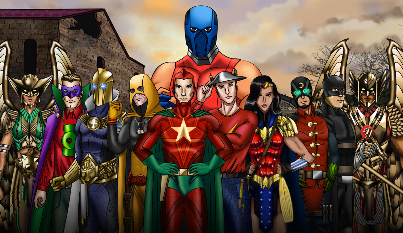 Jsa Deviantart JSA Original 3 by THEBLAZERWORLD on DeviantArt