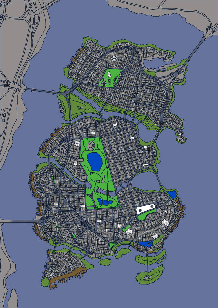 Gotham Map 1 By THEBLAZERWORLD On DeviantArt
