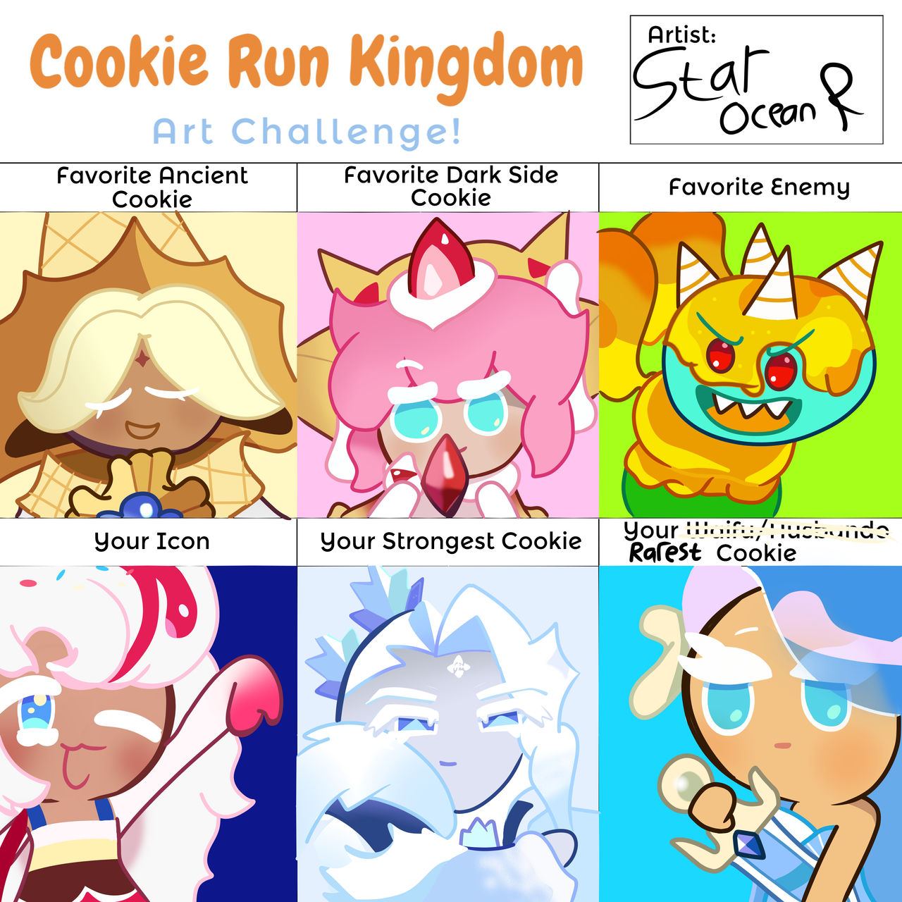 Cookie Run Kingdom Drawing Stuff by StarOceanRe on DeviantArt