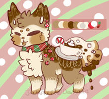 Minty Hot Chocolate Pup Auction CLOSED