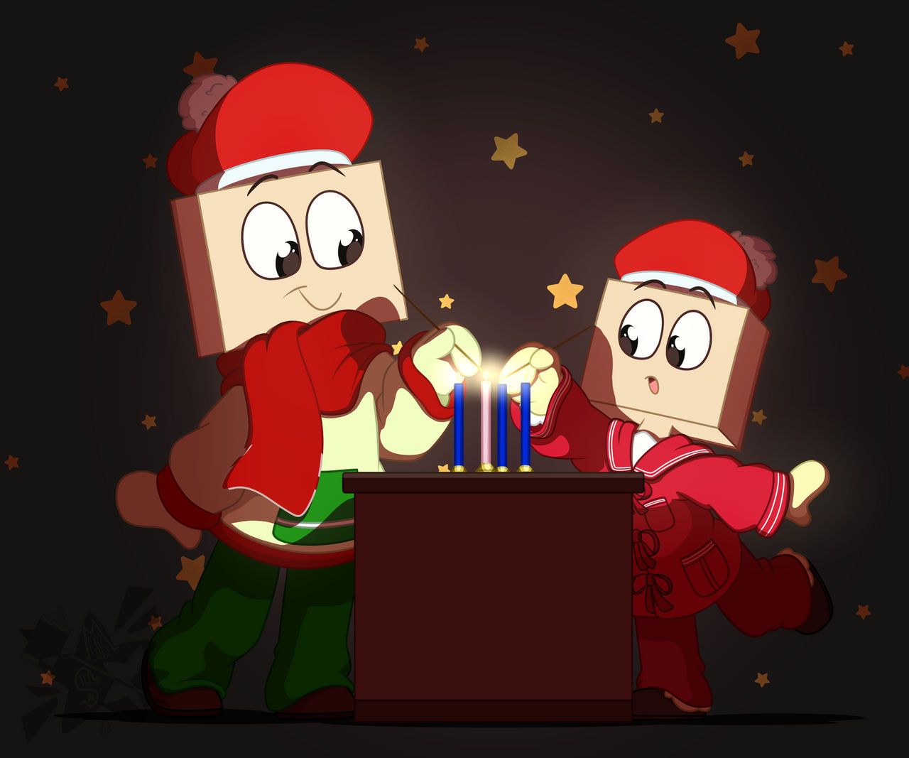 (Comm) Wreath Lighting