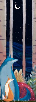 The Blue Wolf and the Red Fox - Moon Night
