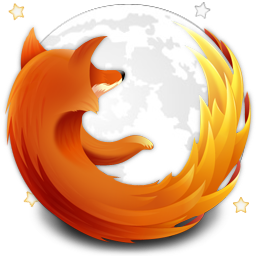 Firefox in the Moon Icon