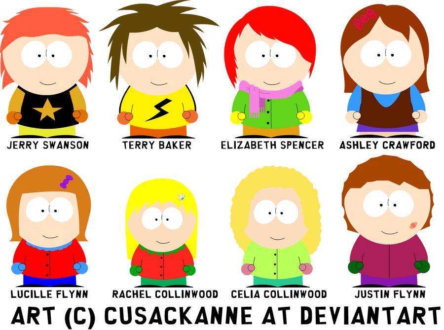 South Park Charcters (present and future) by Adish2803 on DeviantArt