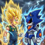 SSJ 2 Luigi vs Mecha Sonic (SMBZ)
