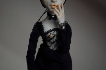 The Black Countess - OOAK handmade doll V