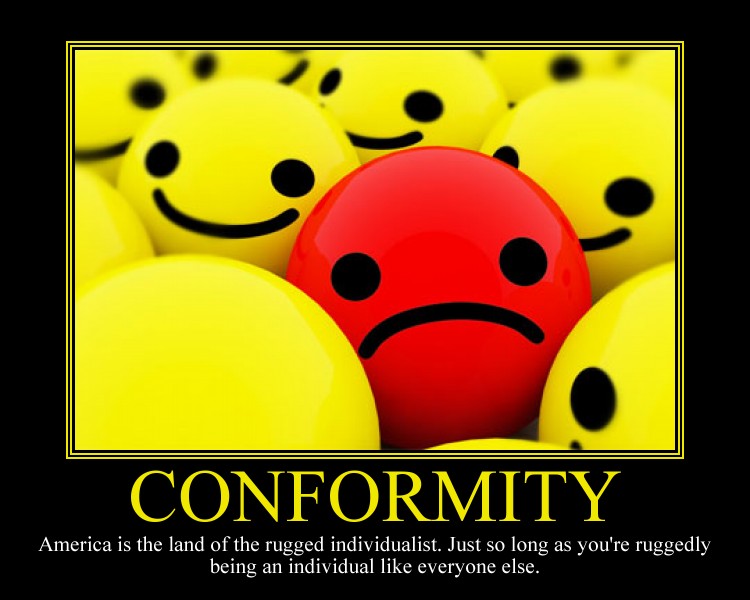 Conformity Motivational Poster