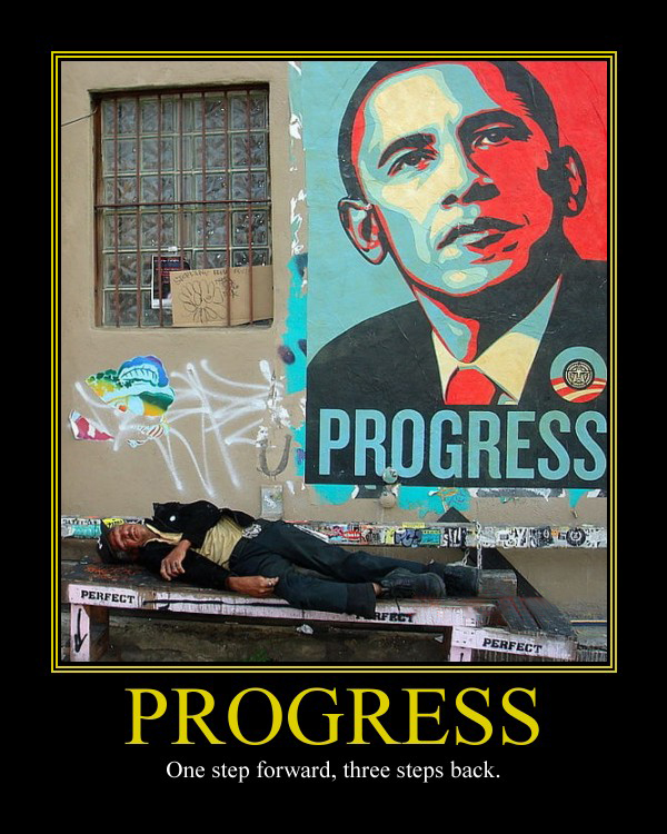 Progress Motivational Poster