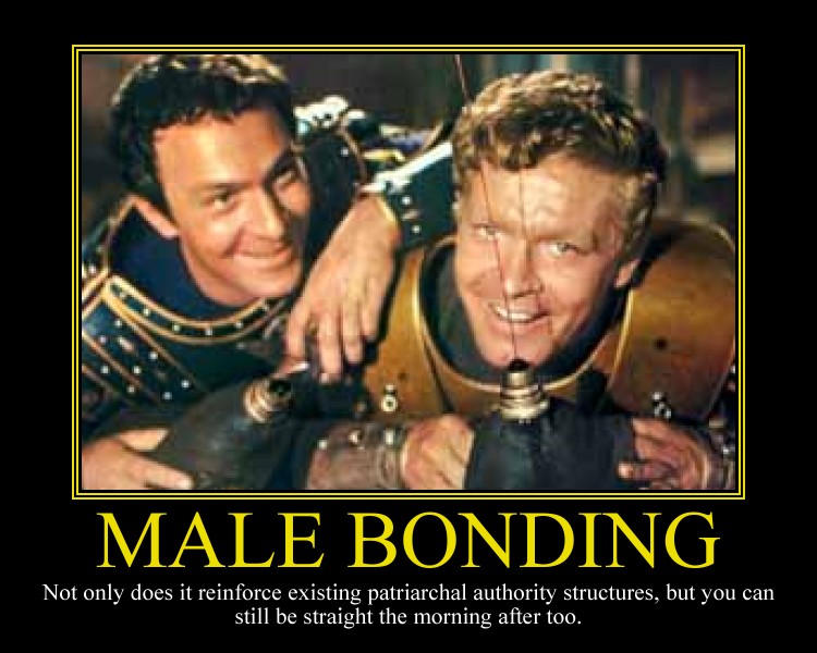 Male Bonding Motivational Poster