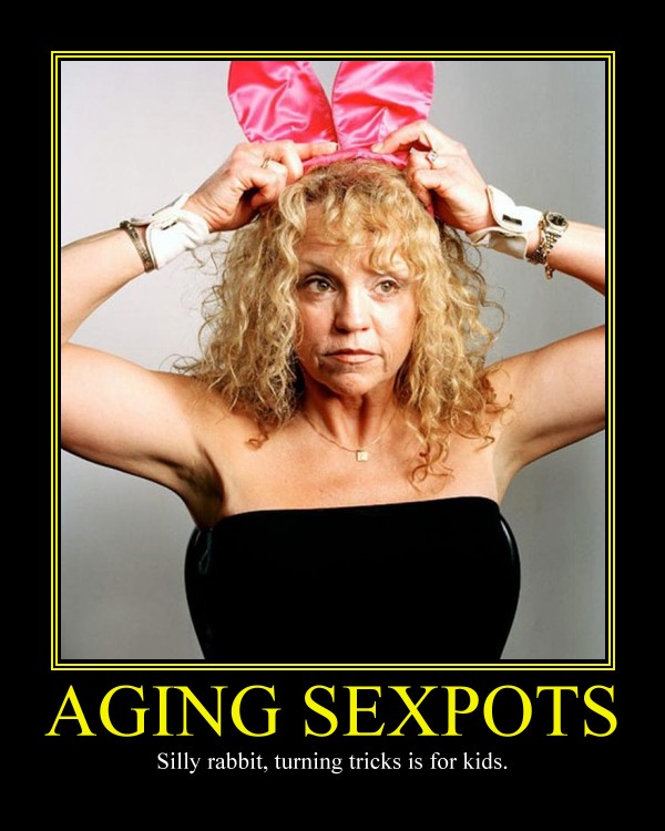 Aging Sexpot Motivational Poster