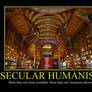 Secular Humanism Motivational Poster