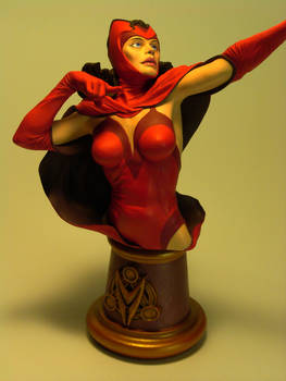 Scarlet Witch Bust - Close-Up Front View