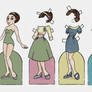 A Retro-Inpired Paper Doll, page 1 of 5