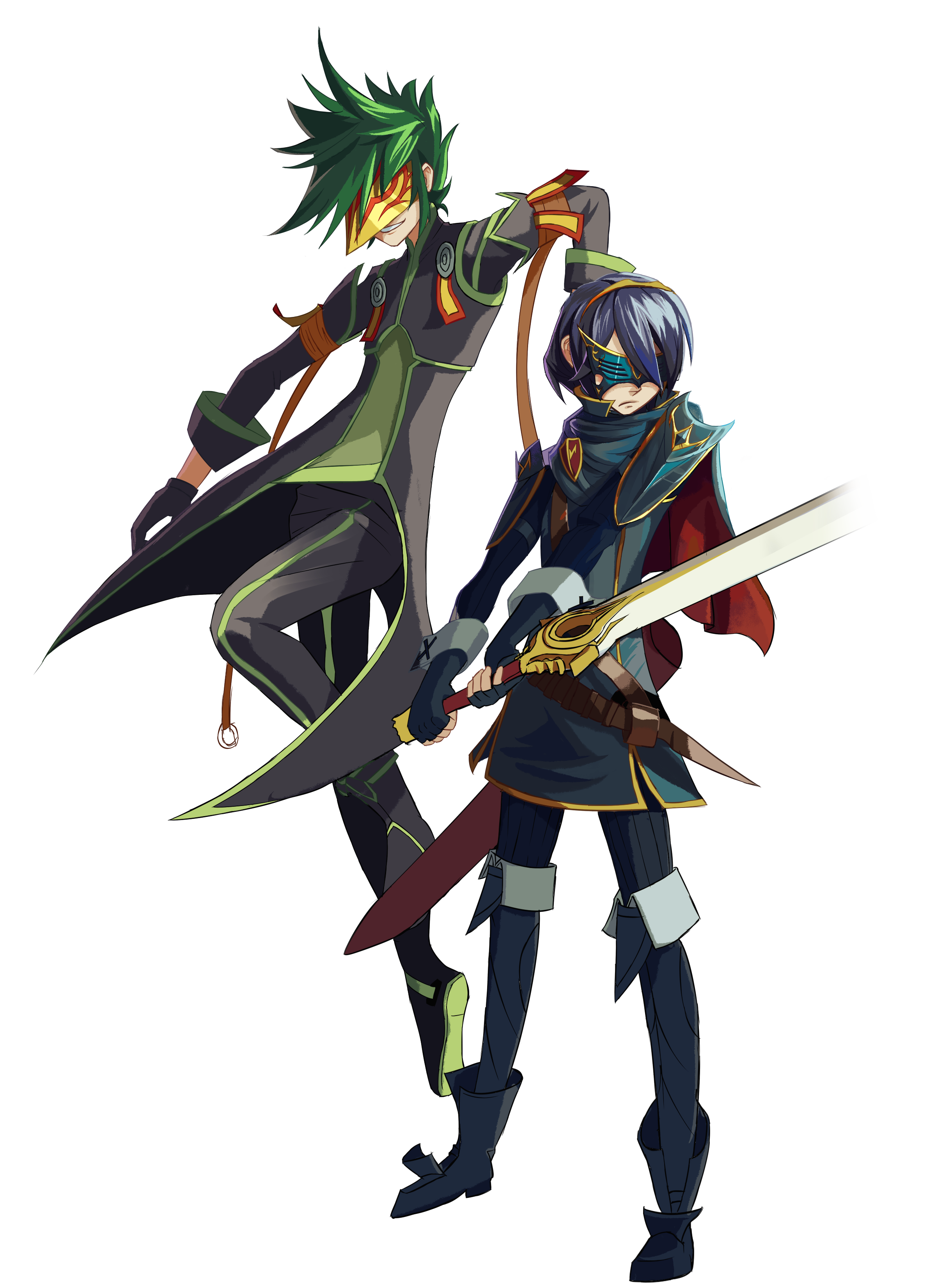 Masked Warriors: Sync and Lucina