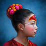 Nepal girl as the Kumari goddes (previous version)