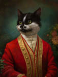 The Hermitage Court waiter cat by EldarZakirov