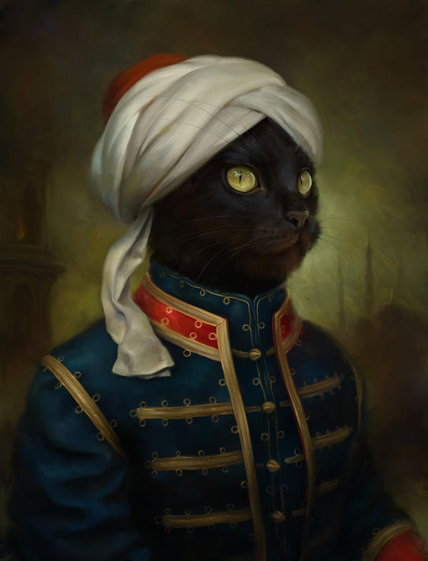 The Hermitage Court Moor Cat by EldarZakirov