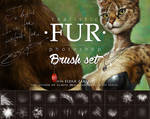 Realistic FUR Brush Set for Photoshop by EldarZakirov