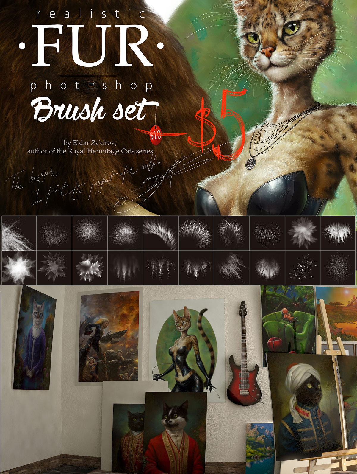 BlackFriday 50% DISCOUNT for Fur Brushset 2015