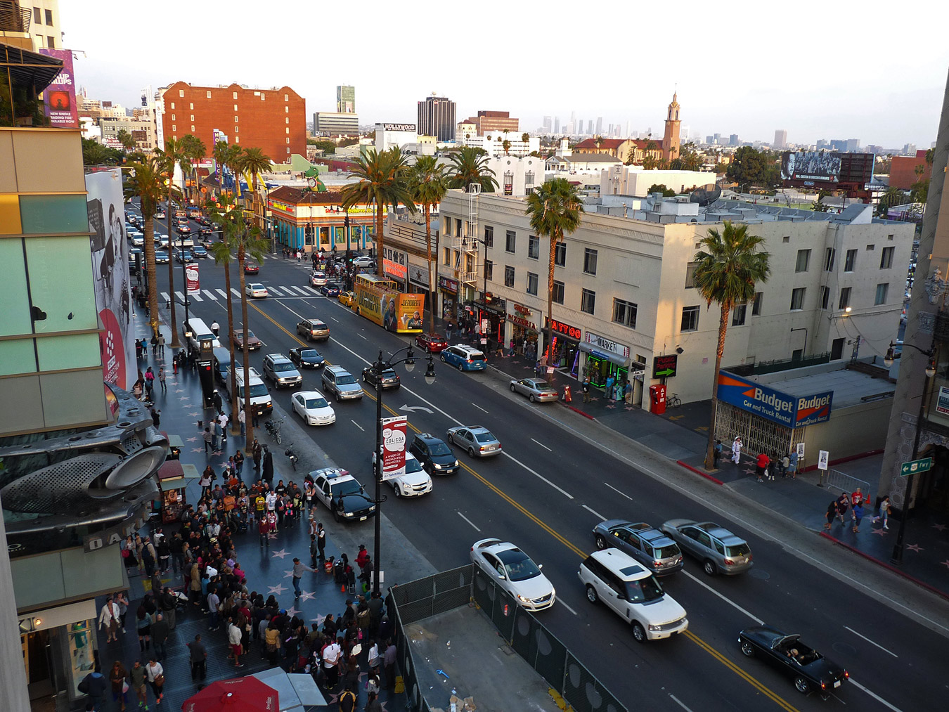 Views of Hollywood Blvd, Los Angeles, CA