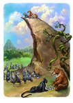 Mowgli Illustrations for the Dreamsland book