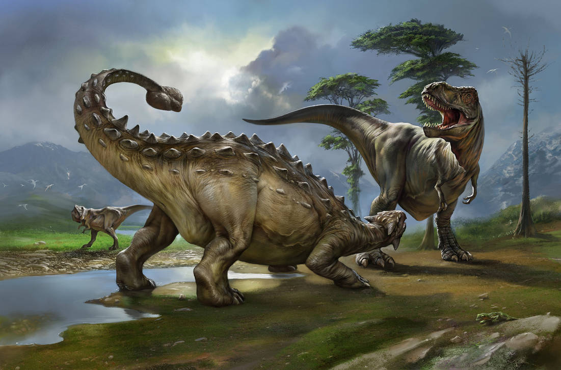 Dinosaur battle. Тираннозавр рекс против Анкилозавра. Анкилозавр динозавр. Анкилозавр и Карнотавр. Анкилозавр рекс.