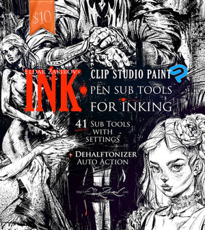 INK. 41 Sub Tools for Inking in CLIP STUDIO PAINT