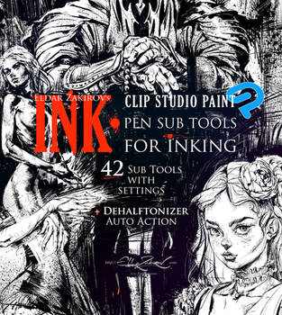 INK. 41 Sub Tools for Inking in CLIP STUDIO PAINT