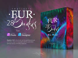 Realistic FUR Brushes for Affinity Photo/Designer