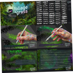 60 Foliage and Grass brushes for Procreate