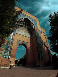 Guri Amir, the main entrance (peshtak). Samarkand