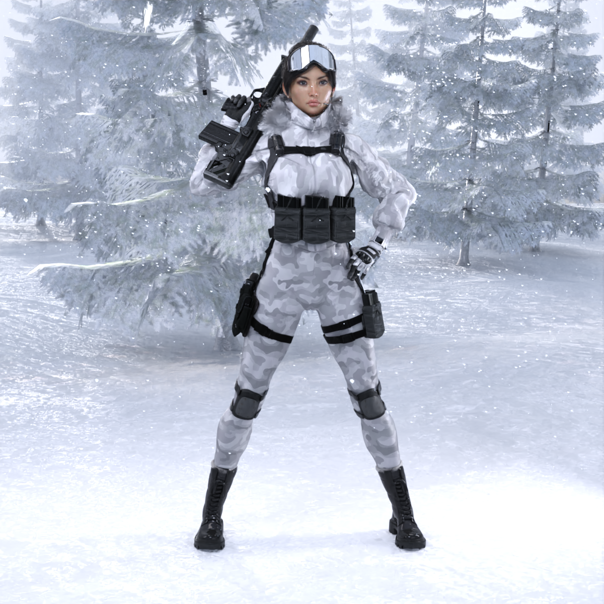 Artic Ranger Fn Arctic Ranger Agent Fumiko by BlackTriumph96 on DeviantArt