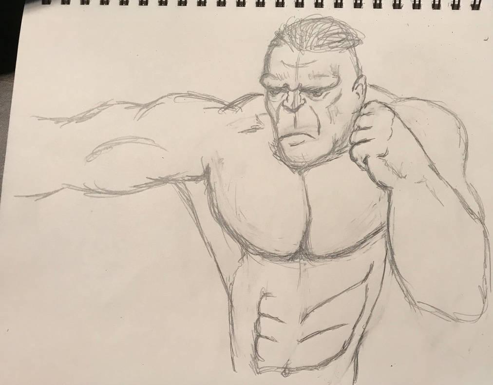Quick Hulk sketch by spacemanta on DeviantArt