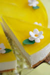 Lemon and Saffron Cheesecake by neongeisha